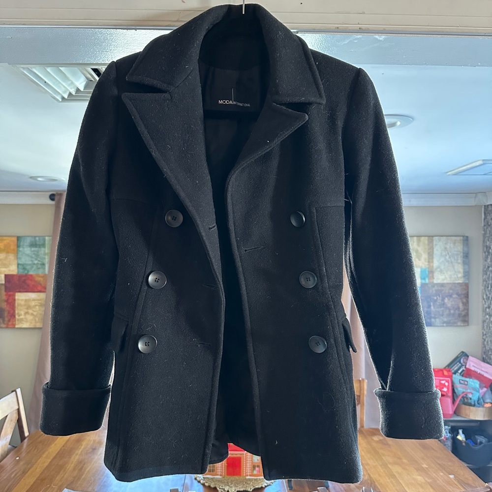 MODA INTERNATIONAL WOOL PEACOAT